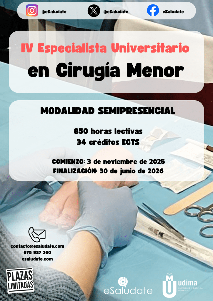 Especialista en cirugía menor