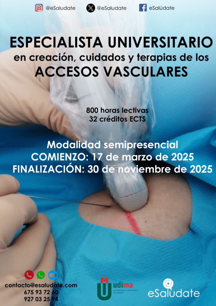 Especialista en acceso vascular