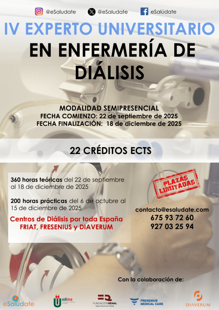 Experto Universitario en Enfermería de Diálisis