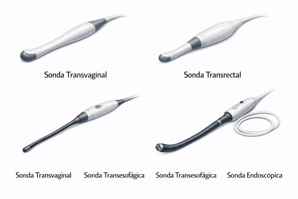 tipos de sondas para ecocardiografía